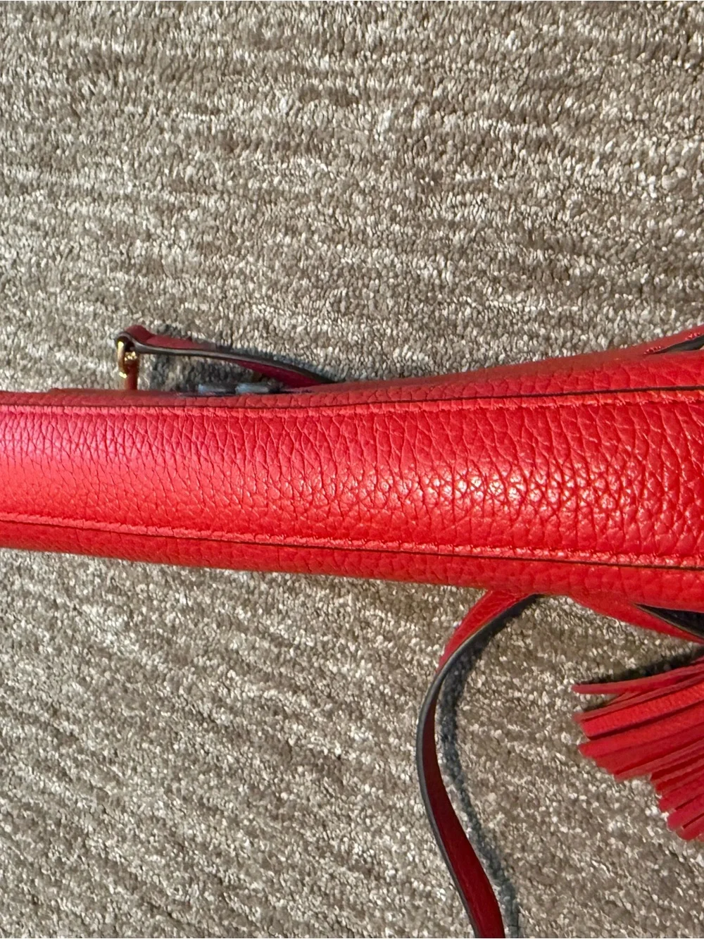 Tory Burch compact pebbled